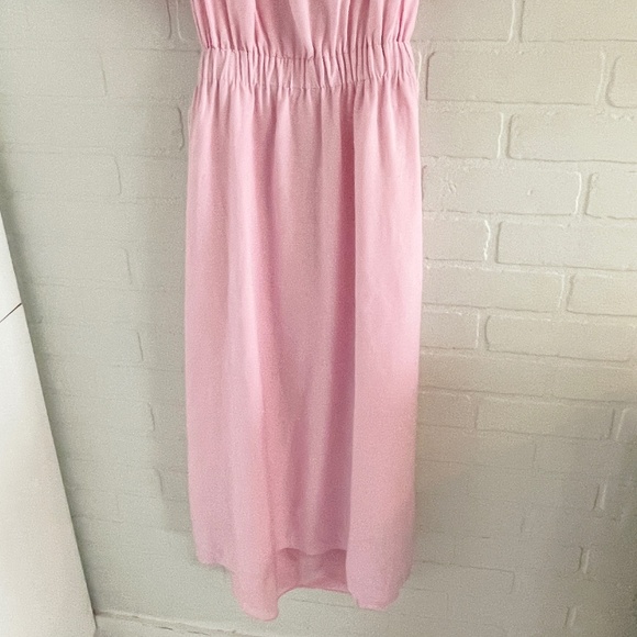 ForEver new Melbourne Midi dress High low Coquette Feminine Baby pink 4 - Picture 16 of 16